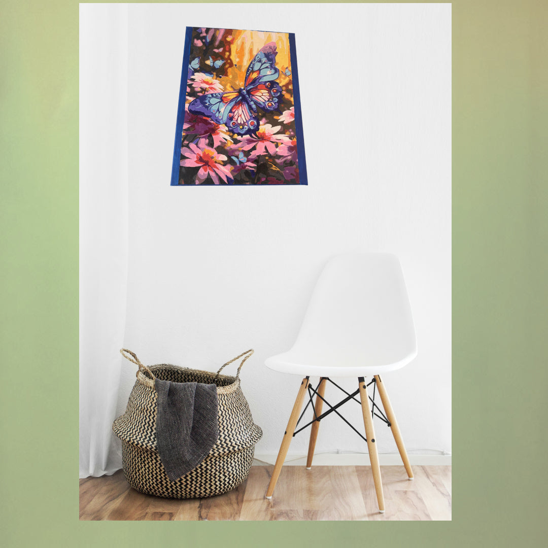 Elegant Butterfly Acrylic Painting