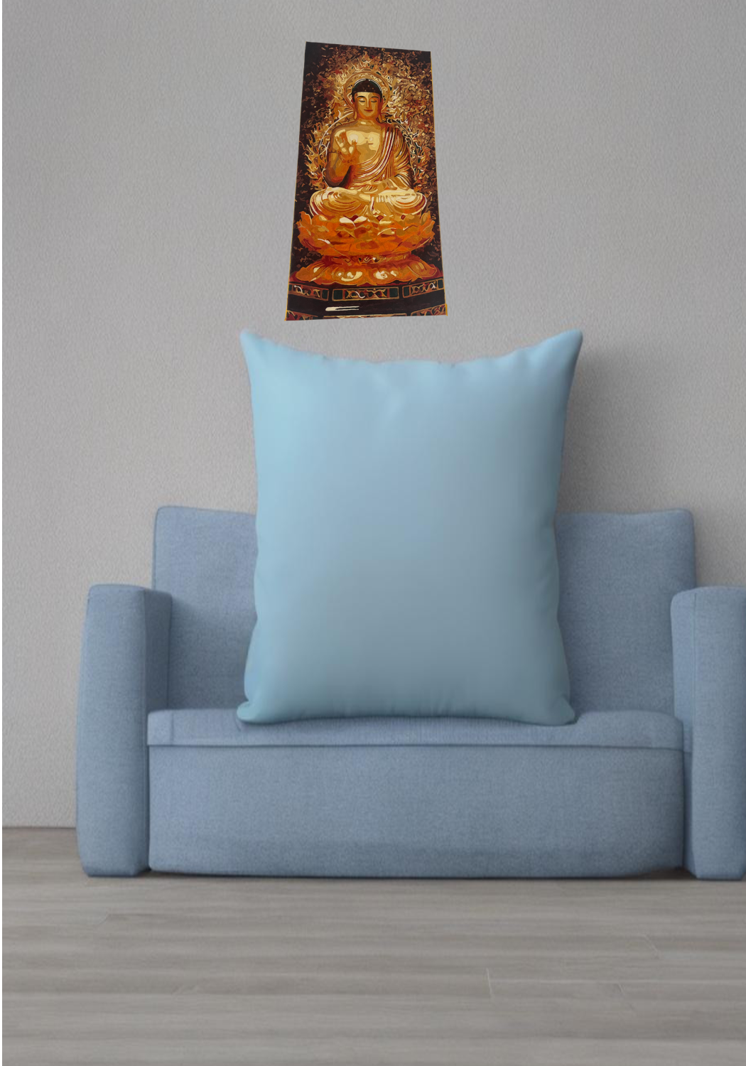 Serene Buddha Acrylic Painting