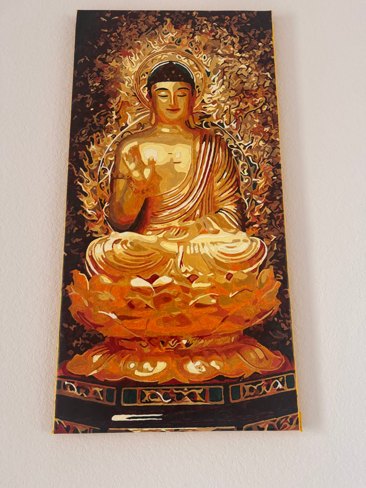 Serene Buddha Acrylic Painting