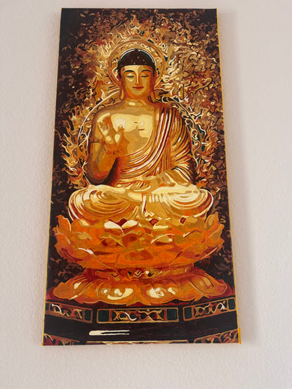 Serene Buddha Acrylic Painting
