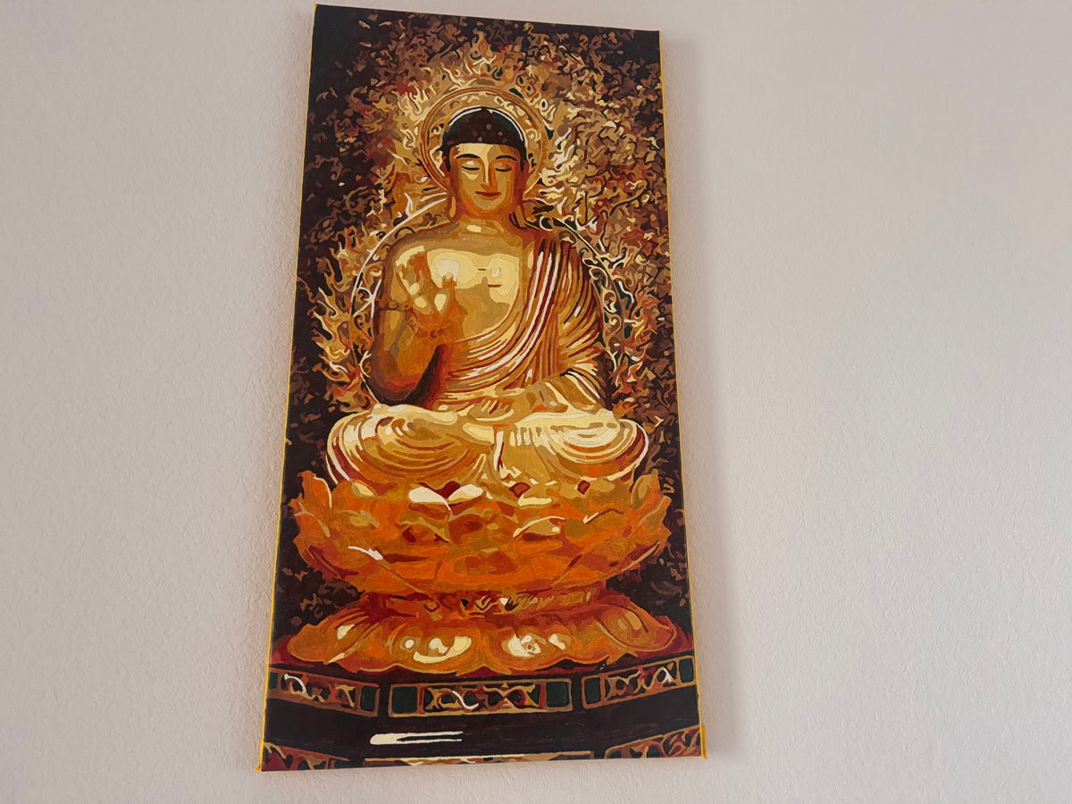 Serene Buddha Acrylic Painting
